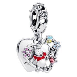 Pandora x Disney Winnie the Pooh & Piglet Double Dangle Charm